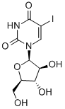 1-BETA-D-阿拉伯呋喃糖基-5-碘尿嘧啶 结构式