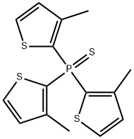Tris(3-methyl-2-thienyl)phosphine sulfide Structure