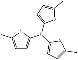 Tris(5-methyl-2-thienyl)phosphine Structure