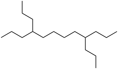 4,9-Dipropyldodecane Structure