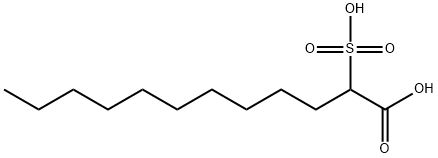 2-sulfododecanoic acid 结构式