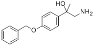 1-AMINO-2-(4-BENZYLOXY-PHENYL)-PROPAN-2-OL Structure