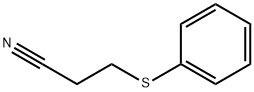 3-(苯硫基)丙腈 结构式