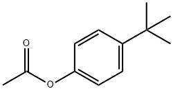 酢酸 4-tert-ブチルフェニル 化学構造式