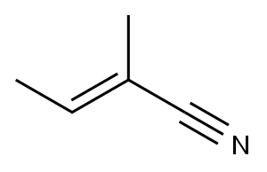 (E)-2-methyl-2-butenenitrile 结构式