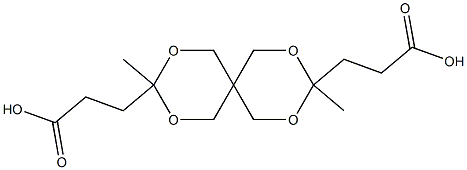 3,9-BIS(2-CARBOMETHOXYETHYL)-2,4,8,10-TETROXASPIRO[5.5]UNDECANE 结构式