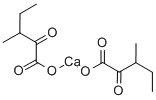 3-METHYL-2-OXOPENTANOIC ACID  CALCIUM Struktur