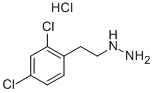 1-(2,4-dichlorophenethyl)hydrazine hydrochloride Structure