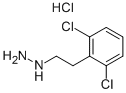 [2-(2,6-DICHLORO-PHENYL)-ETHYL]-HYDRAZINE HYDROCHLORIDE Struktur