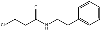 3-クロロ-N-フェネチルプロピオンアミド 化学構造式