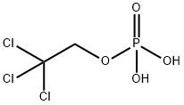 りん酸2,2,2-トリクロロエチル 化学構造式