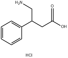 3-Amino-4-phenylbutyric acid hydrochloride Structure
