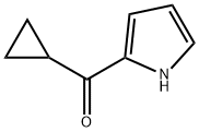 シクロプロピル1H-ピロール-2-イルケトン 化学構造式