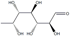 7-Deoxy-L-glycero-L-galacto-heptose Struktur