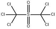 スルホニルビス(トリクロロメタン) 化学構造式