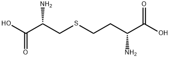 (S)-S-(2-amino-2-carboxyethyl)-D-homocysteine  Struktur