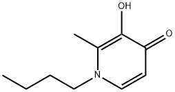 1-Butyl-2-methyl-3-hydroxy-4(1H)-pyridinone Structure