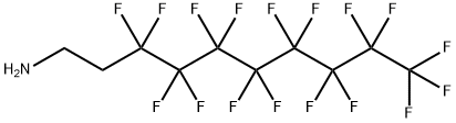 3,3,4,4,5,5,6,6,7,7,8,8,9,9,10,10,10-十七氟-1-癸胺 结构式