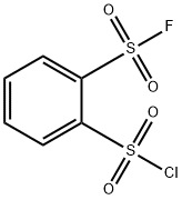 2-fluorosulphonylbenzenesulphonyl chloride Structure