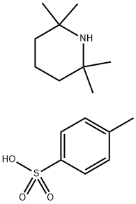 Piperidine, 2,2,6,6-tetramethyl-, 4-methylbenzenesulfonate (9CI) Struktur