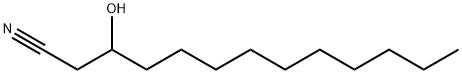 3-hydroxytridecanenitrile Struktur