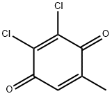 2,3-Dichloro-5-methyl-1,4-benzoquinone Structure