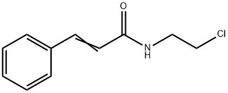 N-(2-Chloroethyl)-3-phenylpropenamide Structure
