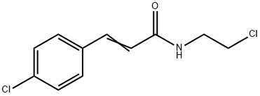 N-(2-Chloroethyl)-3-(4-chlorophenyl)propenamide Structure