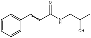 N-(2-Hydroxypropyl)-3-phenylpropenamide Struktur