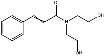 N,N-bis(2-hydroxyethyl)cinnamamide Structure