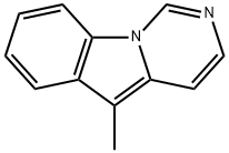 5-Methylpyrimido[1,6-a]indole 结构式