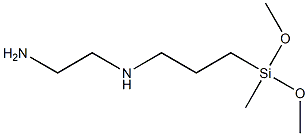 3-(2-Aminoethylamino)propyl-dimethoxymethylsilane Struktur