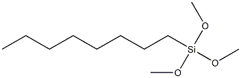 辛基三甲氧基硅烷, 3069-40-7, 结构式