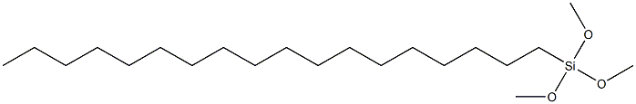 十八烷基三甲氧基硅烷, 3069-42-9, 结构式