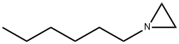 1-ヘキシルアジリジン 化学構造式