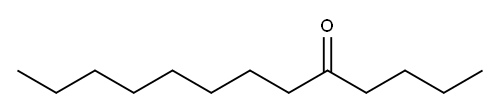 トリデカン-5-オン 化学構造式