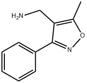 (5-甲基-3-苯基-4-异恶唑)甲胺, 306935-01-3, 结构式