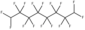 1H,8H-パーフルオロオクタン 化学構造式