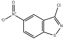 3-chloro-5-nitro-1,2-benzisothiazole Struktur