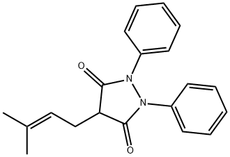 4-(3-Methyl-2-butenyl)-1,2-diphe-nyl-3,5-pyrazolidindion