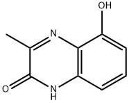 2(1H)-Quinoxalinone,  5-hydroxy-3-methyl- Structure