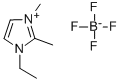 1,2-二甲基-3-乙基咪唑四氟硼酸盐, 307492-75-7, 结构式