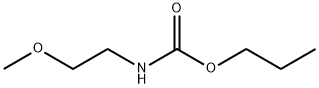 2-Methoxyethylcarbamic acid propyl ester Structure