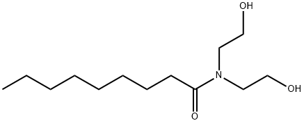 N,N-bis(2-hydroxyethyl)nonan-1-amide Structure