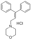 4-(3,3-Diphenylallyl)morpholine hydrochloride Structure