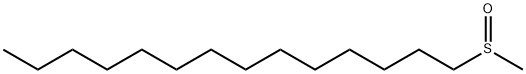 Tetradecane, 1-(methylsulfinyl)- Struktur