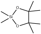 2,2,4,4,5,5-六甲基-1,3-二氧-2-硅代环戊烷, 3081-20-7, 结构式