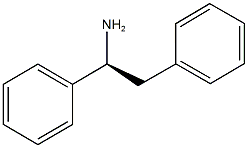 (S)-1,2-ジフェニルエタンアミン 化学構造式