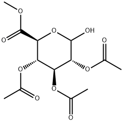 2,3,4-三-O-乙酰基-α-D-葡萄糖醛酸甲酯, 3082-95-9, 结构式