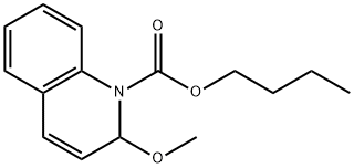 2-メトキシ-1(2H)-キノリンカルボン酸ブチル 化学構造式